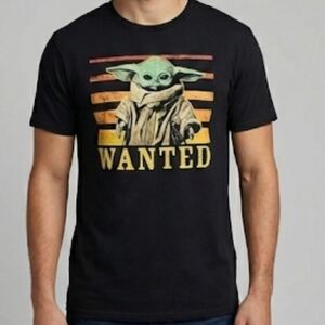 Star Wars The Mandalorian Wanted Grogu T-Shirt Size XL